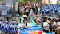Collage of 6 photos with highlights from the COMBO Playdate 2025